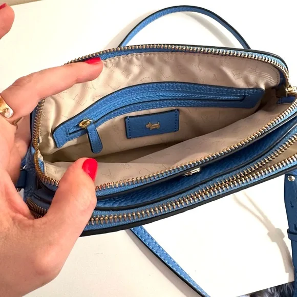 Radley London Sky Blue Crossbody Bag - Picture 9 of 16
